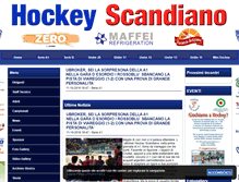 Tablet Screenshot of hockeyscandiano.it